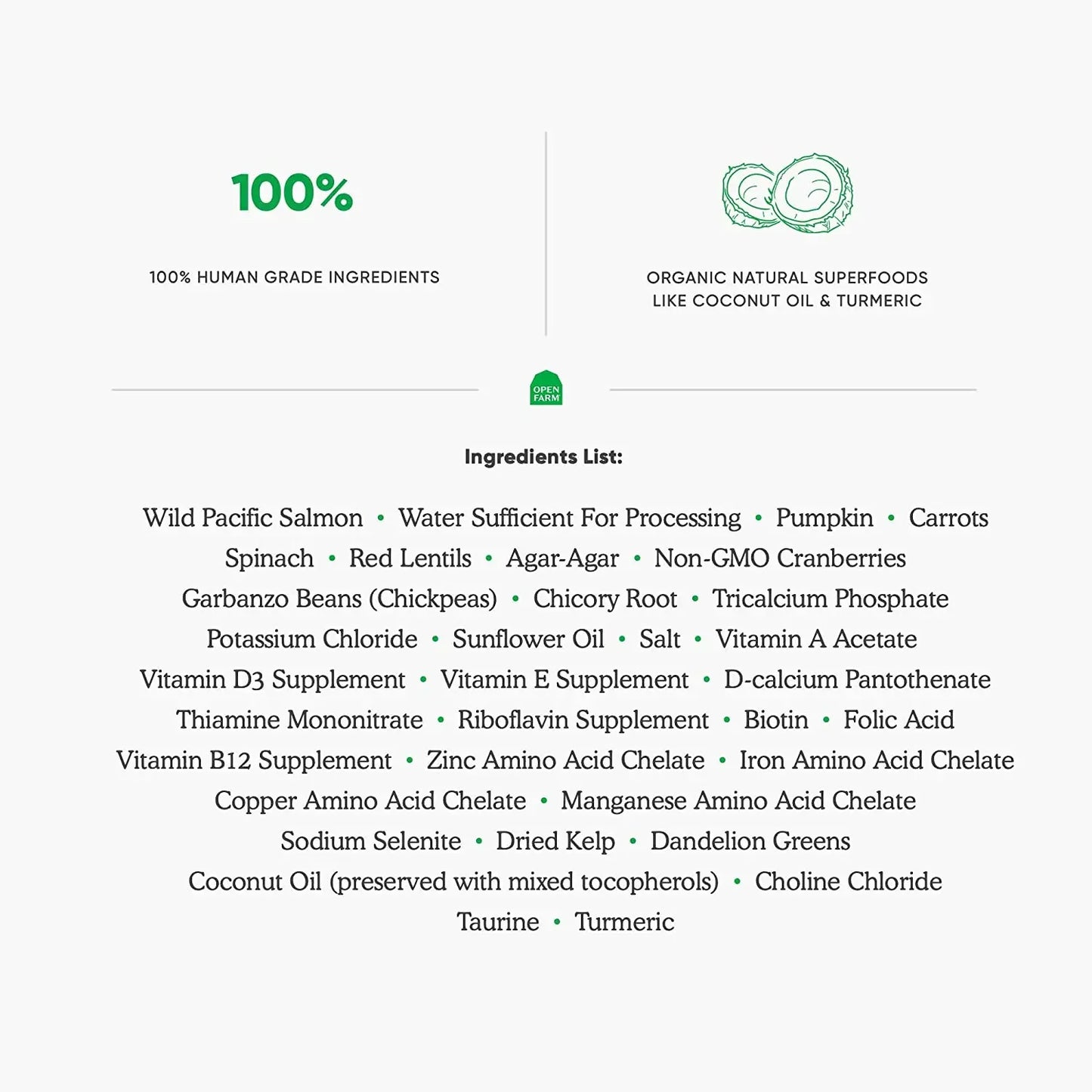 Open Farm® Wild-Caught Salmon Rustic Blend Wet Cat Food 5.5oz case of 12 Open Farm