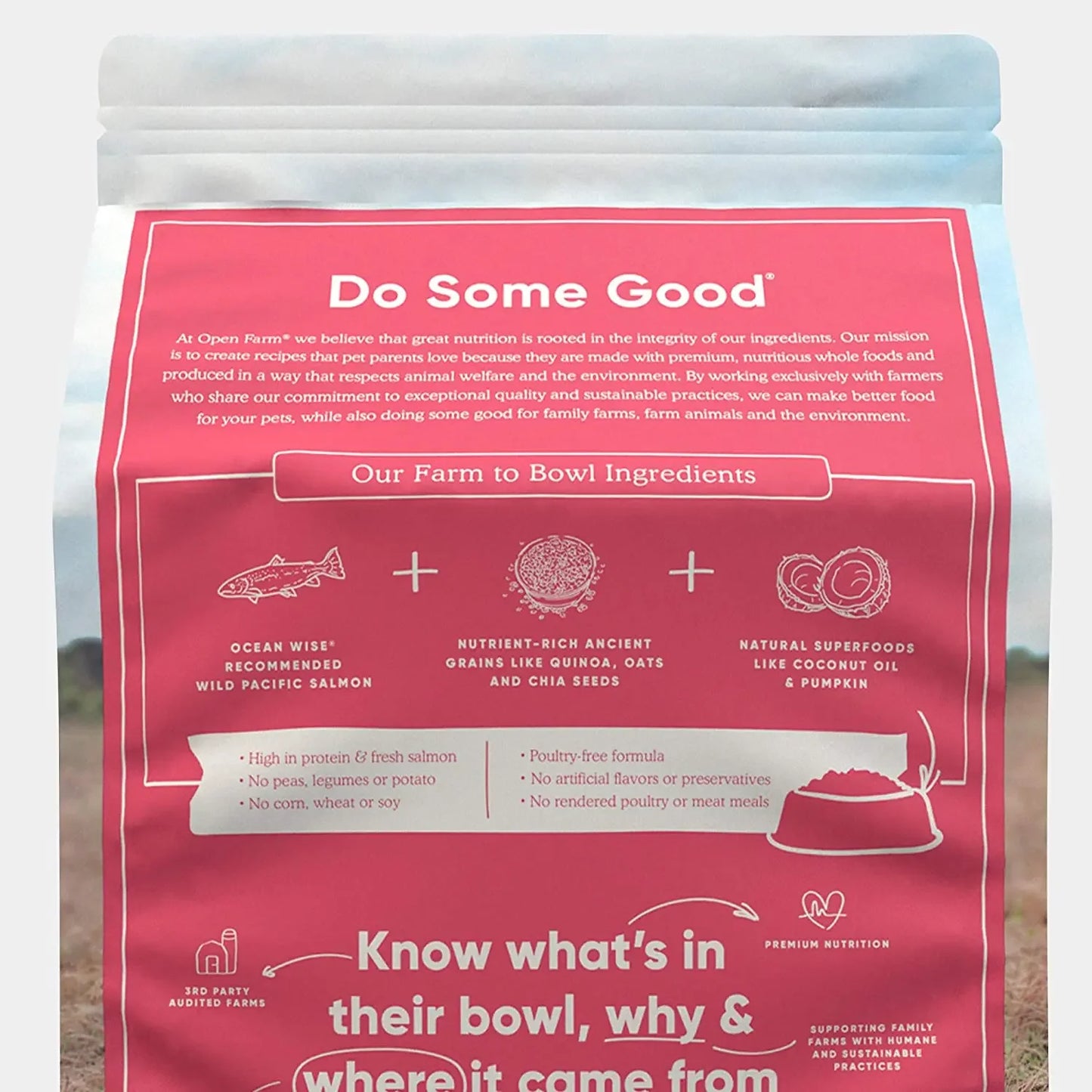 Open Farm® Wild-Caught Salmon & Ancient Grains Dry Dog Food Open Farm