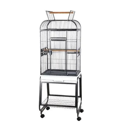Open Flat Top with Plastic Base Bird Cage 22"x17"x66" A&E Cage Company
