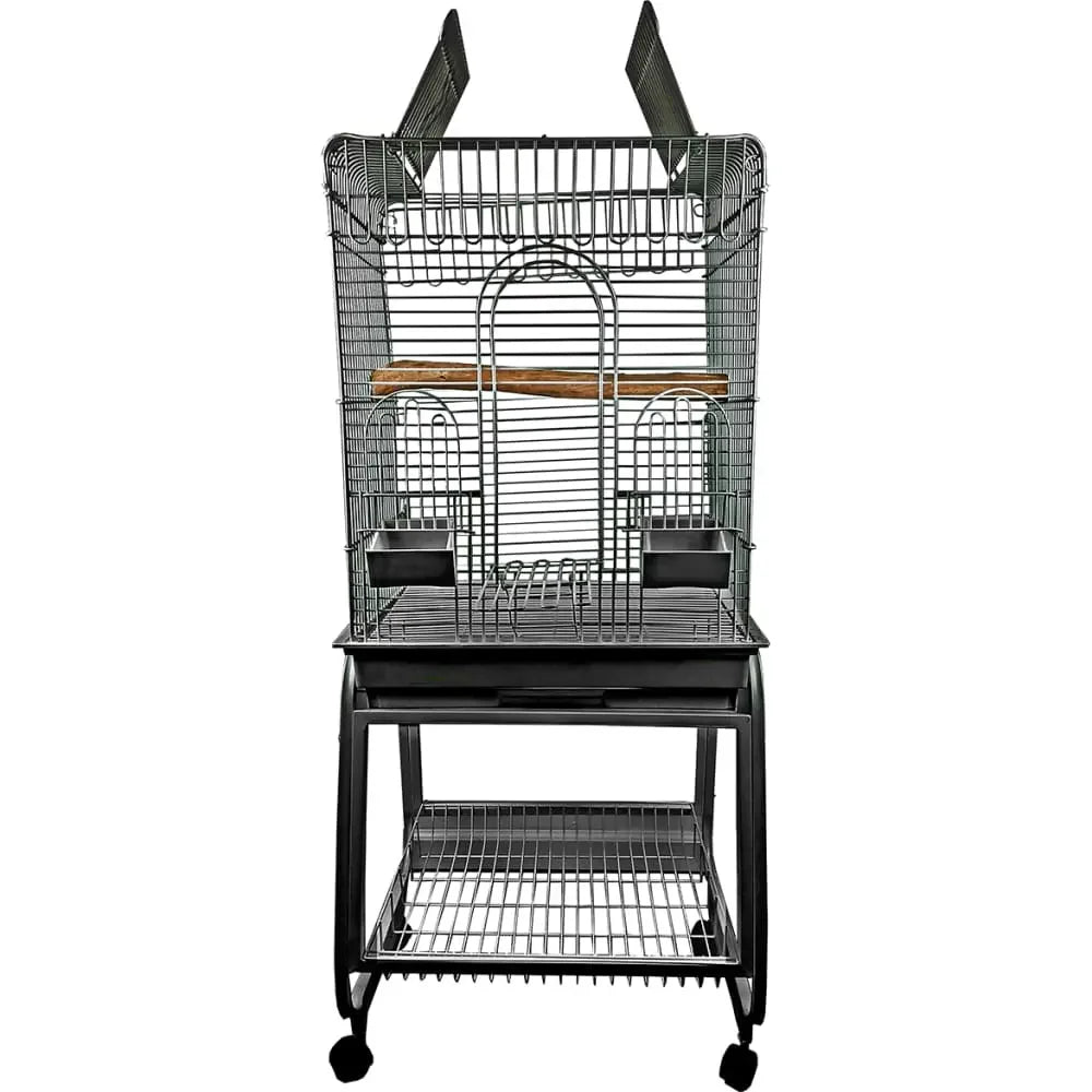 Open FlatTop with Plastic Base Bird Cage 22"x18"x62" A&E Cage Company