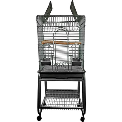 Open FlatTop with Plastic Base Bird Cage 22"x18"x62" A&E Cage Company