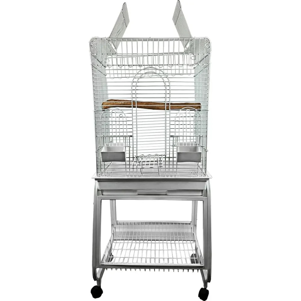 Open FlatTop with Plastic Base Bird Cage 22"x18"x62" A&E Cage Company