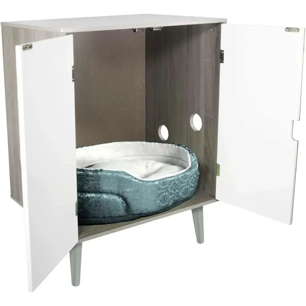 Penn-Plax Cat Walk Furniture: Contemporary Home Cat Litter Hide-Away Cabinet Penn-Plax