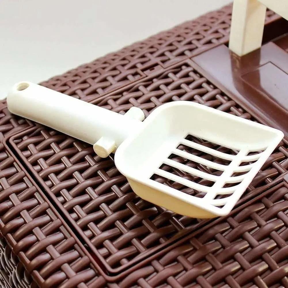 Penn-Plax Deluxe Covered Litter Box with Removable Tray, Scoop, and Bags Talis Us