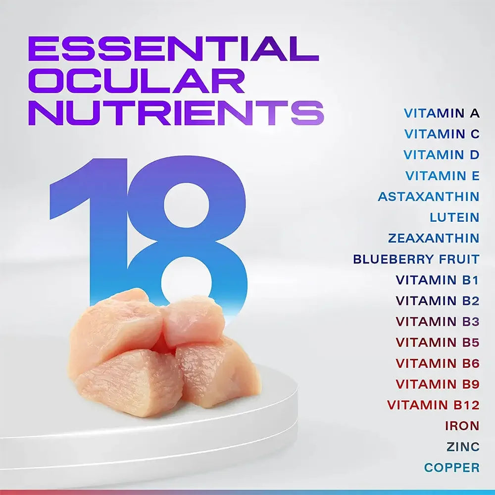 Pet Eyez Vitamin Treats for Dogs - Lamb Flavor Pet Eyez