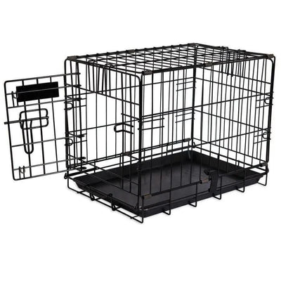 Petmate 2 Door Training Retreat Dog Kennel Hard-Sided Black Petmate CPD