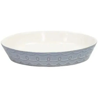 Pioneer Pet Ceramic Bowl Loop Oval 8.2" x 1.45" Pioneer Pet