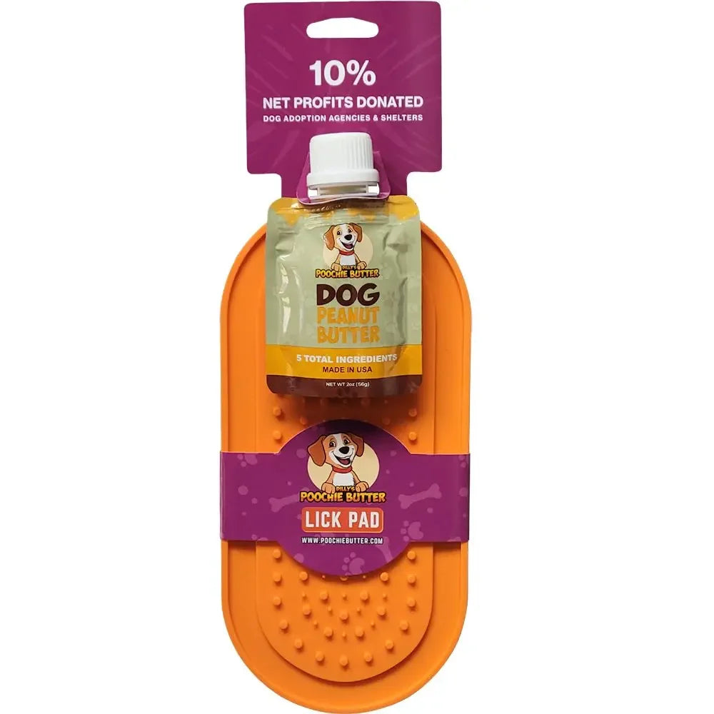 Poochie Butter Squeeze Pack + Lick Pad Poochie Butter