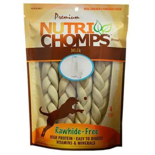 Premium Nutri Chomps Milk Braids Tasty Dog Treats Scott Pet