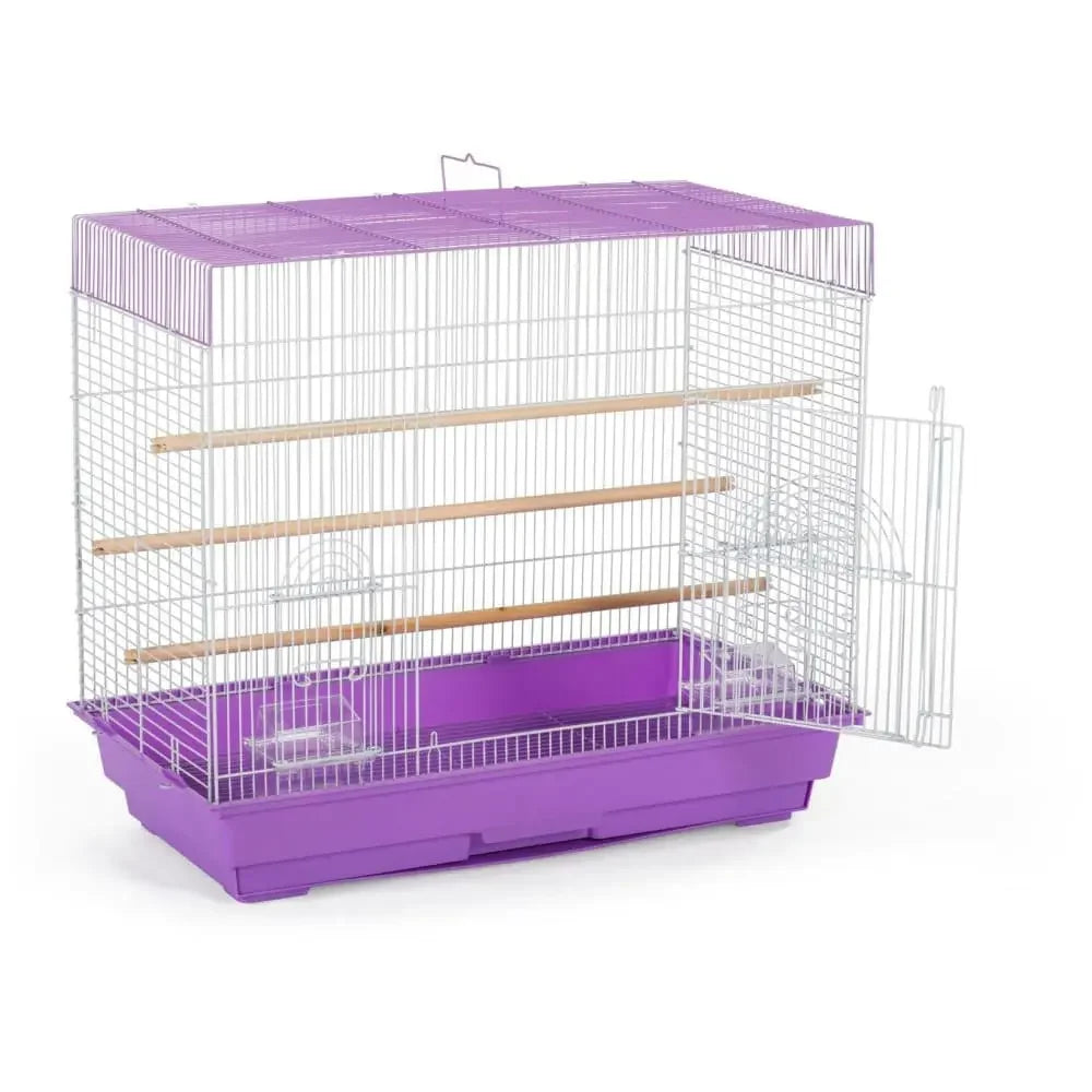 Prevue Pet Products 1804 Pre-Packed Flight Bird Cage Black/Sage Green, White/Lilac Prevue Pet CPD
