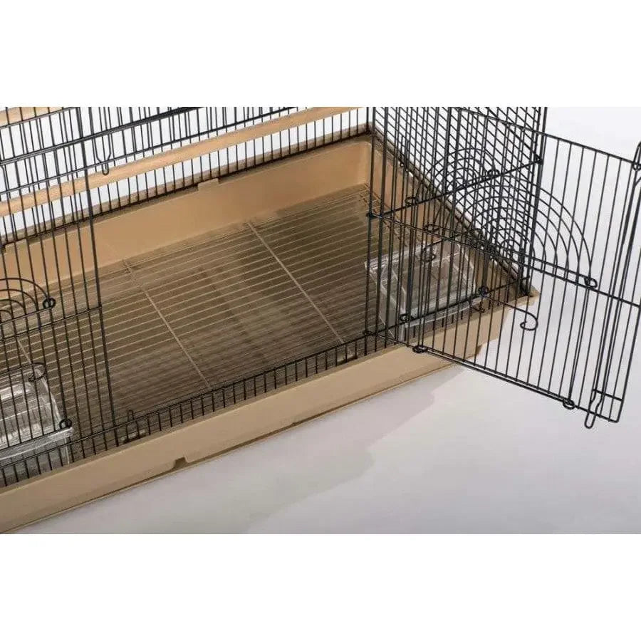 Prevue Pet Products 42614 Pre-Packed Flight Bird Cage White/Blue, Black/Brown 2ea/2 pk Prevue Pet CPD