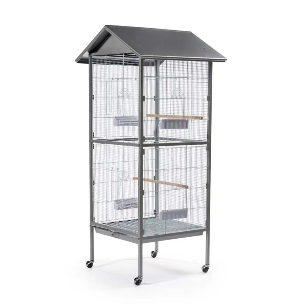 Prevue Pet Products Charming Aviary Flight Bird Cage Pearl Grey Prevue Pet CPD