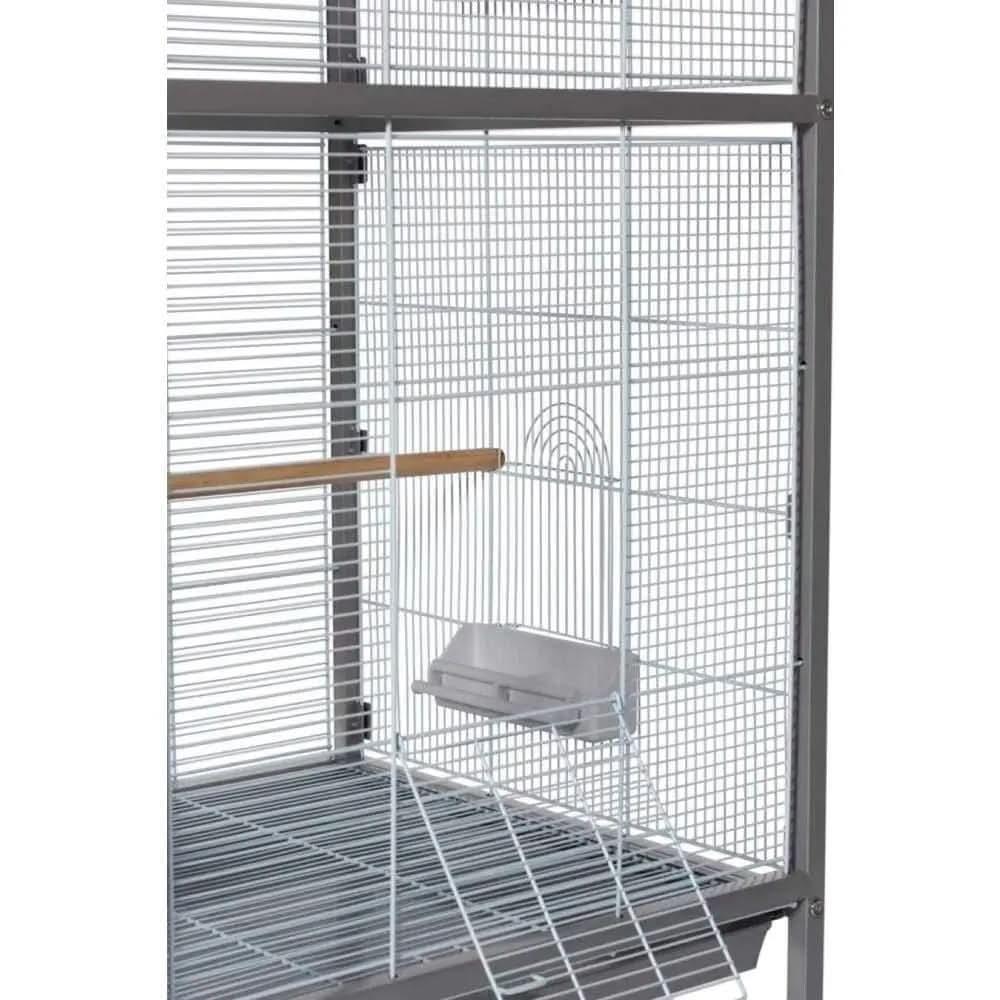 Prevue Pet Products Charming Aviary Flight Bird Cage Pearl Grey Prevue Pet CPD
