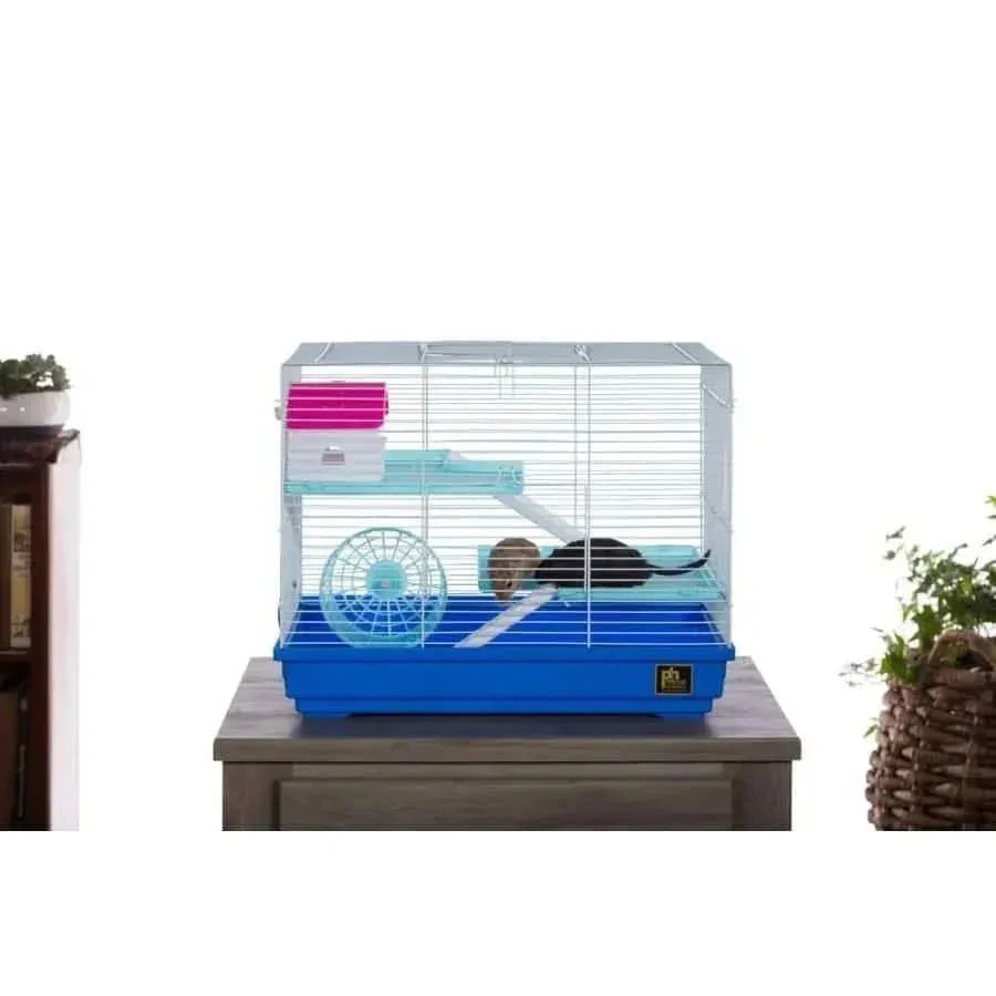 Prevue Pet Products Critter Clubhouse Hamster Cage Blue, White Prevue Pet CPD