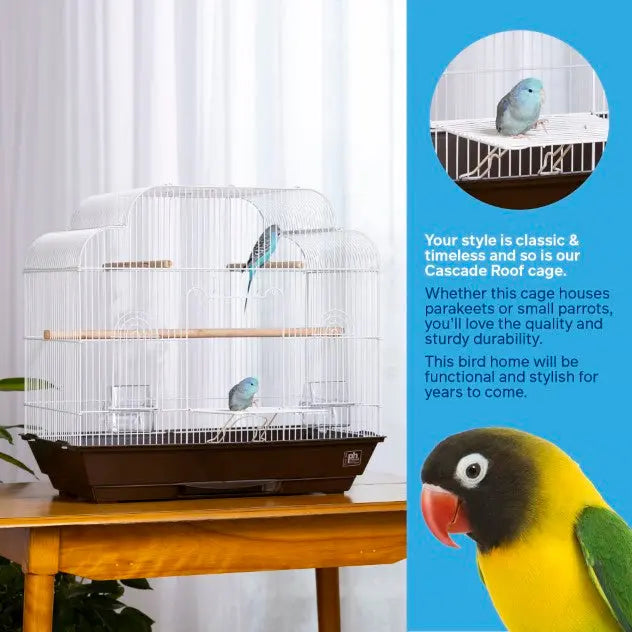 Prevue Pet Products Keet/Tiel Cascade Roof Bird Cage Prevue Pet
