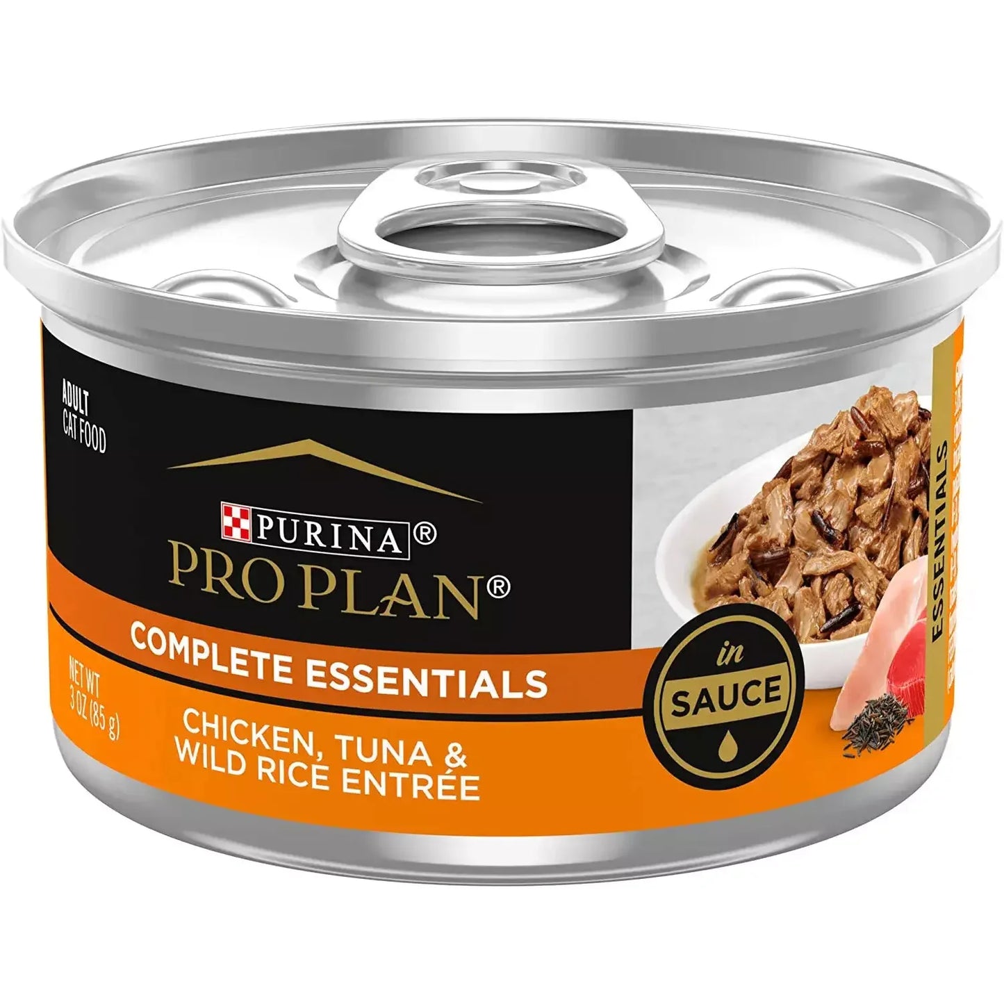 Pro Plan Savor Chicken, Tuna & Wild Rice in Sauce Cat Wet Food 24 / 3 oz Purina