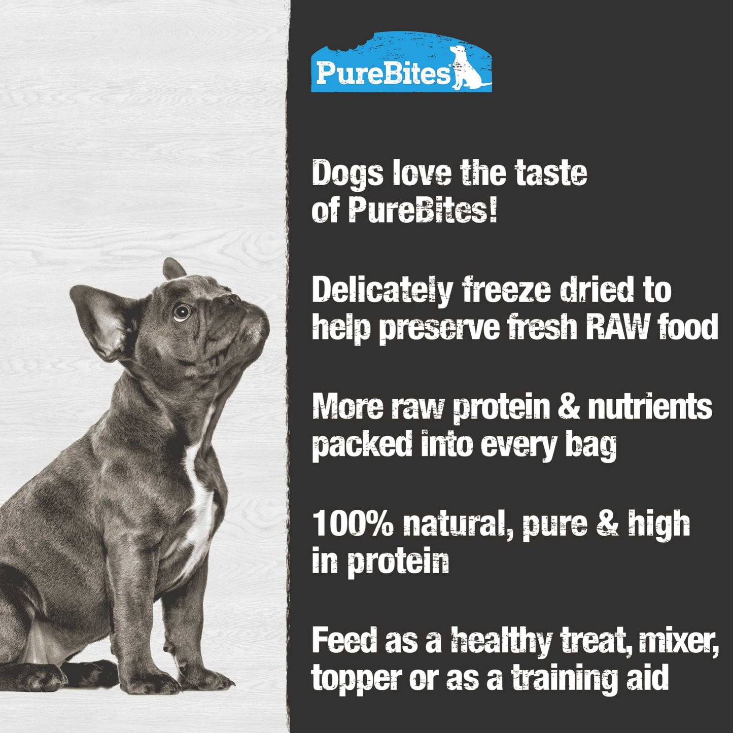 PureBites Lamb Liver Freeze Dried Dog Treats Pure Treats
