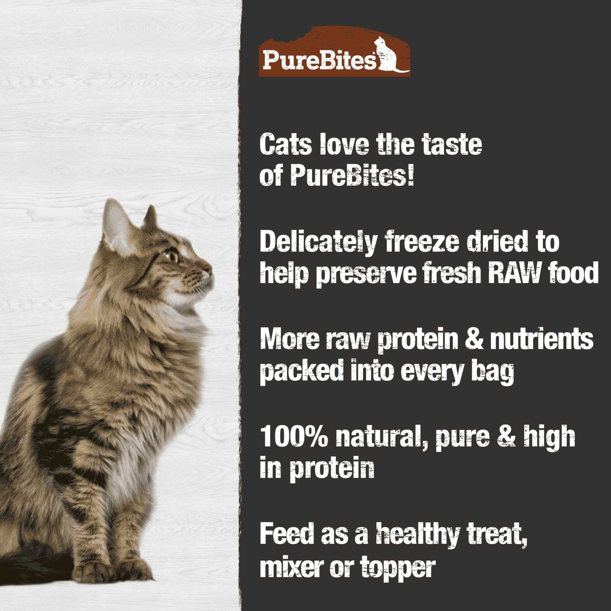 PureBites Turkey Breast Freeze-Dried Cat Treats 0.92 oz Pure Treats