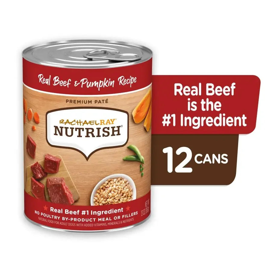 Rachael Ray NUTRISH Premium Pate Canned Dog Food 12ea/13 oz Rachael Ray NUTRISH