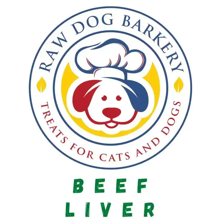 Raw Dog Barkery Beef Liver Freeze-Dried Dog Treats 1LB Bulk Raw Dog Barkery