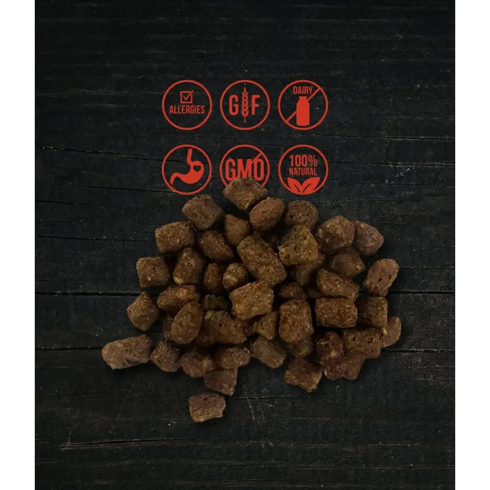 Raw Freeze Dried Beef & Liver Dog Treats, Red, 2.5 Oz Wholesome Pride