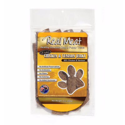 Real Meat® Chicken Venison Dog Treat 8 Oz Real Meat®