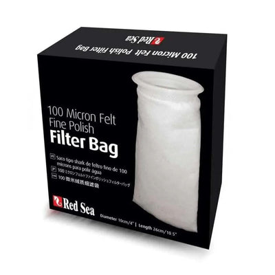 Red Sea Reefer Fine Felt Polishing Filter Socks White 4 In X 10.5 in Red Sea
