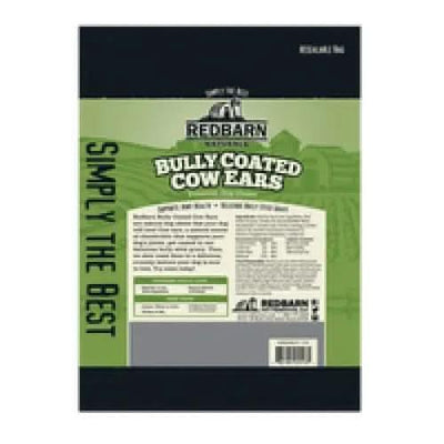 Redbarn Pet Products Bully Coated Cow Ears Dog Chew 4.2 oz Redbarn