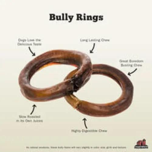 Redbarn Pet Products Bully Rings Dog Chew Redbarn