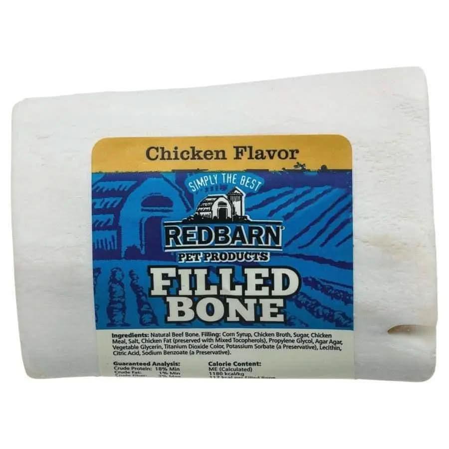 Redbarn Pet Products Filled Bone Chicken Dog Treat Redbarn