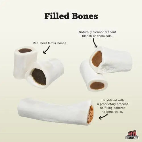 Redbarn Pet Products Filled Bone Lamb Dog Treat Redbarn