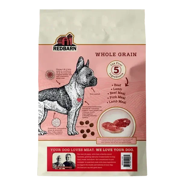 Redbarn Pet Products Whole Grain Land Recipe Dog Food Redbarn