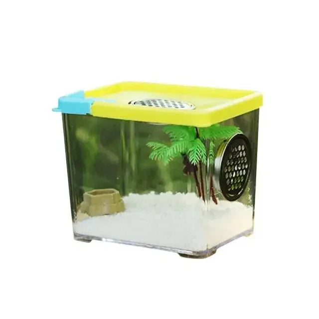 Reptile Breeding Box Clear Acrylic Reptile Feeding Insect Reptile Cage Terrarium Talis Us