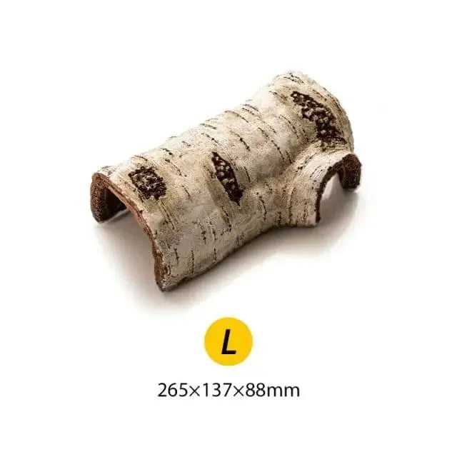 Reptile Habitat Resin Ornament Hideout Cave Bark Bend Leopard Gecko Spider Snake Turtle Talis Us