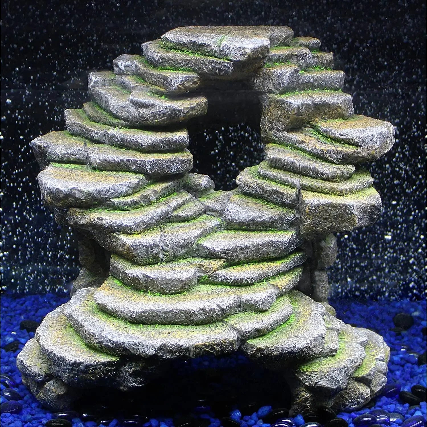 Reptology Shale Scape Step Ledge & Cave Hideout Decorative Resin for Aquariums & Terrariums Reptology