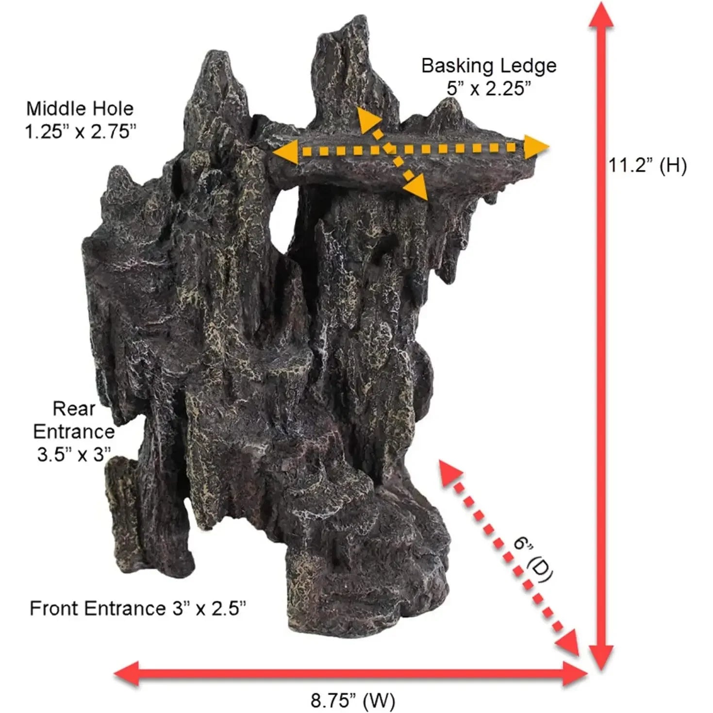 Reptology Shale Step Ledge for Aquariums & Terrariums Reptology