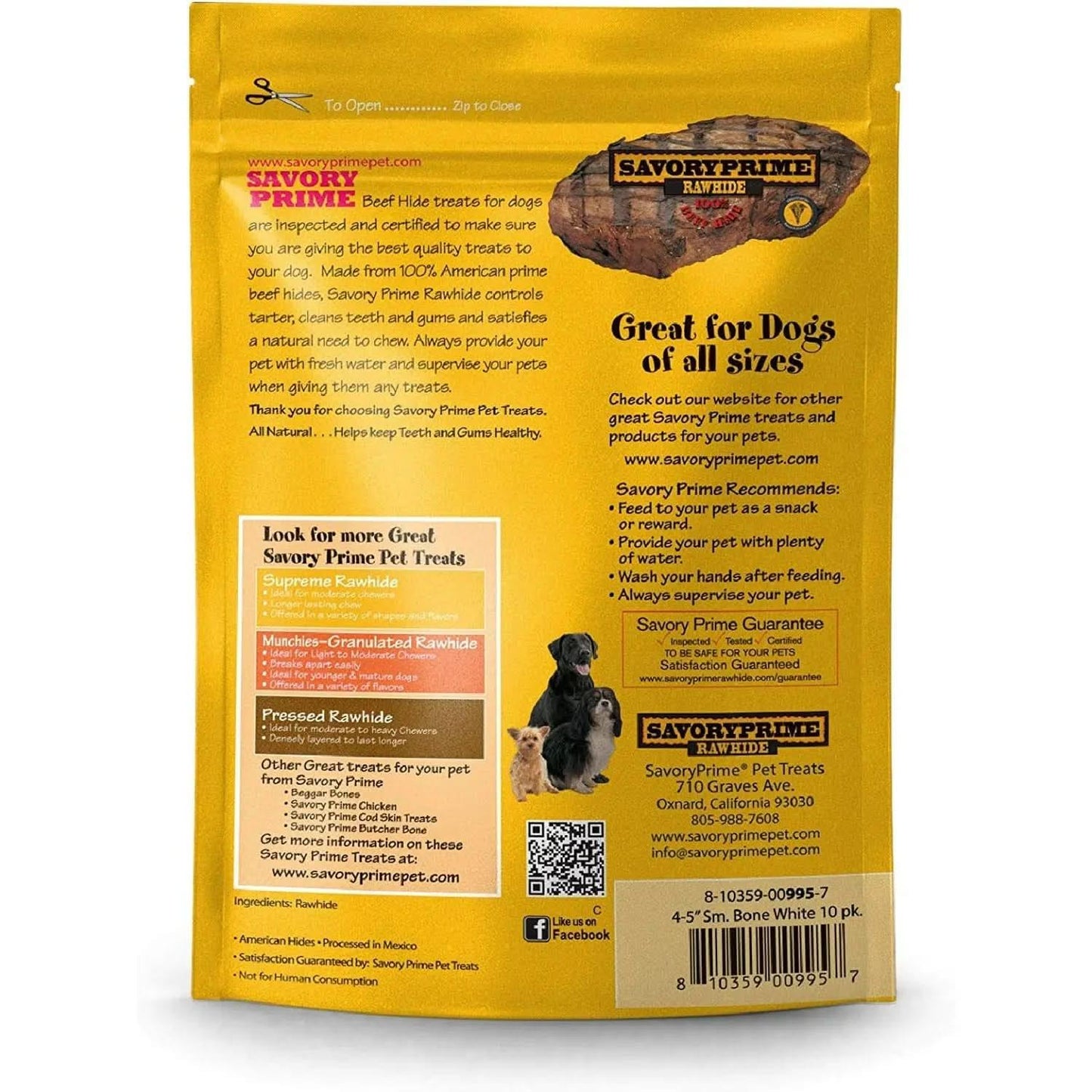 Savory Prime Bone Value Pack White Savory Prime CPD