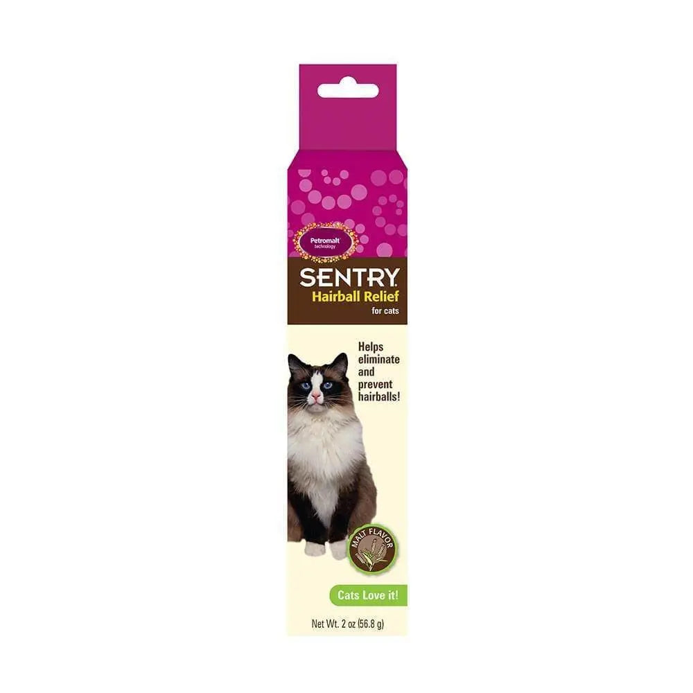 Sentry hairball relief for cats best sale malt flavor