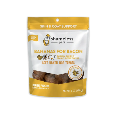Shameless Pets Bananas For Bacon Soft Baked Dog Treats Shameless Pets
