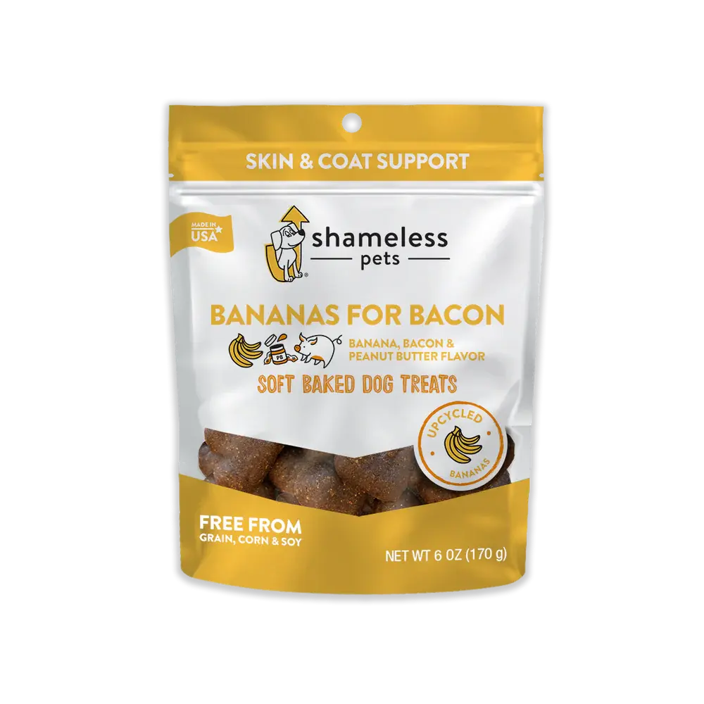 Shameless Pets Bananas For Bacon Soft Baked Dog Treats Shameless Pets
