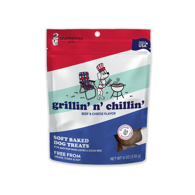 Shameless Pets Grillin N' Chillin' Soft Baked Dog Treats Shameless Pets