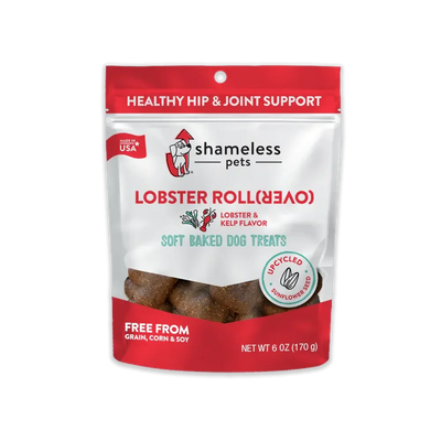 Shameless Pets Lobster Rollover Soft Baked Dog Treats Shameless Pets