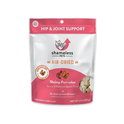 Shameless Pets Shrimp Purr-adise Air-Dried Cat Treat & Topper Shameless Pets