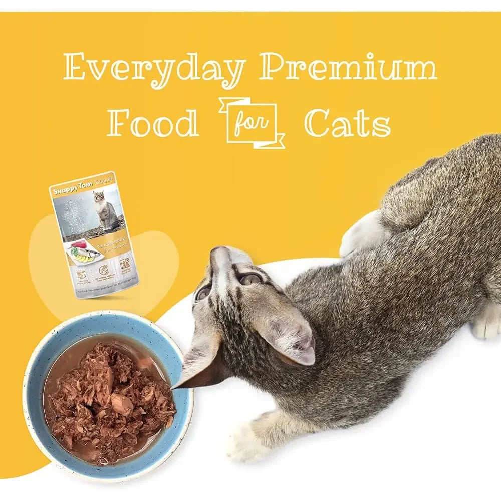 Snappy Tom Naturals Tuna with Mackerel Wet Cat Food 12/3.5oz Snappy Tom