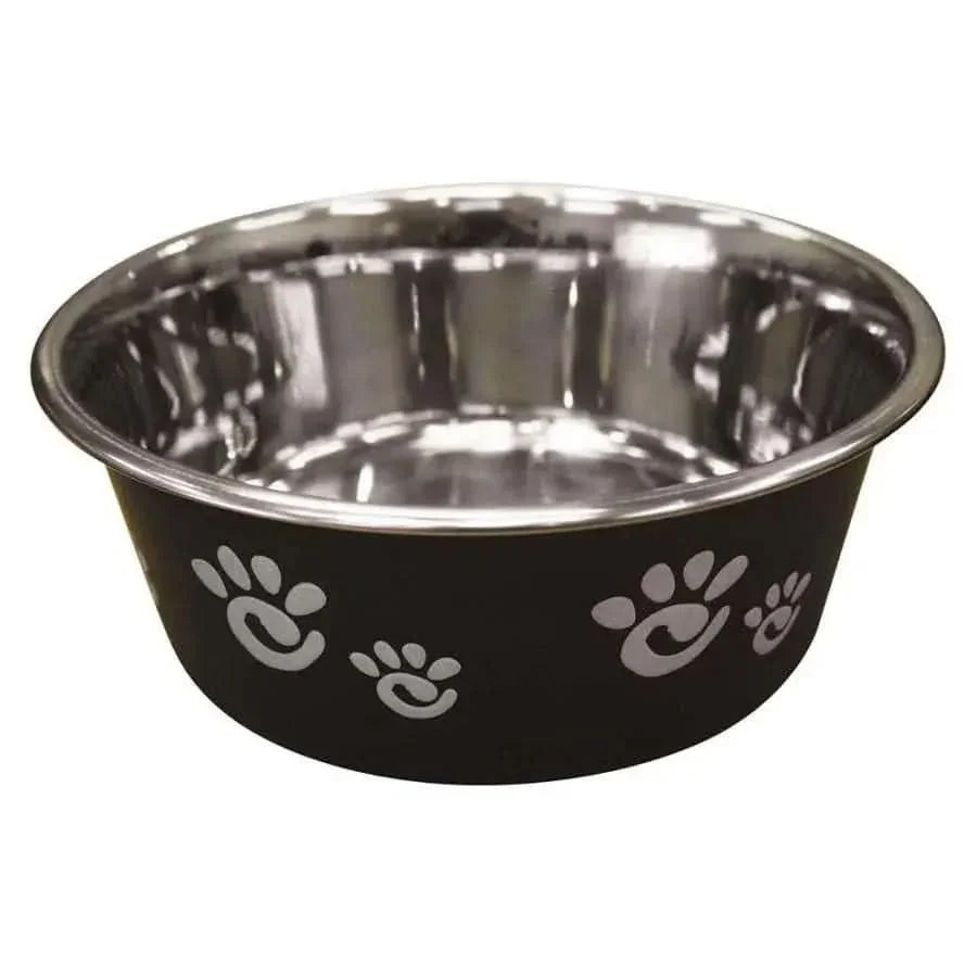 Spot Barcelona Stainless Steel Paw Print Dog Bowl Spot CPD
