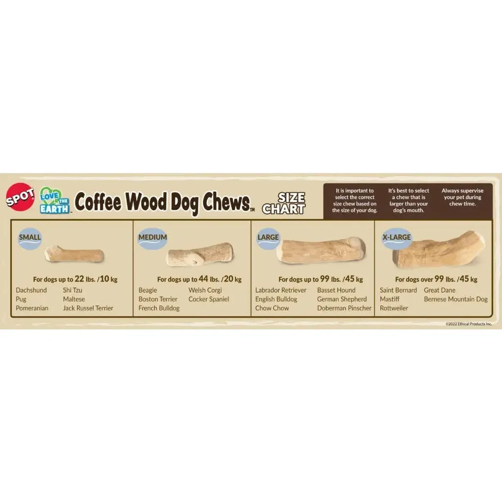 Spot Love The Earth Coffee Wood Dog Chew Spot®