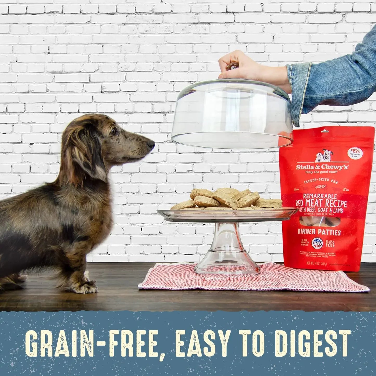 Stella & Chewys Dogs Freeze-Dried Dinner Patties Simply Venison Stella & Chewy's