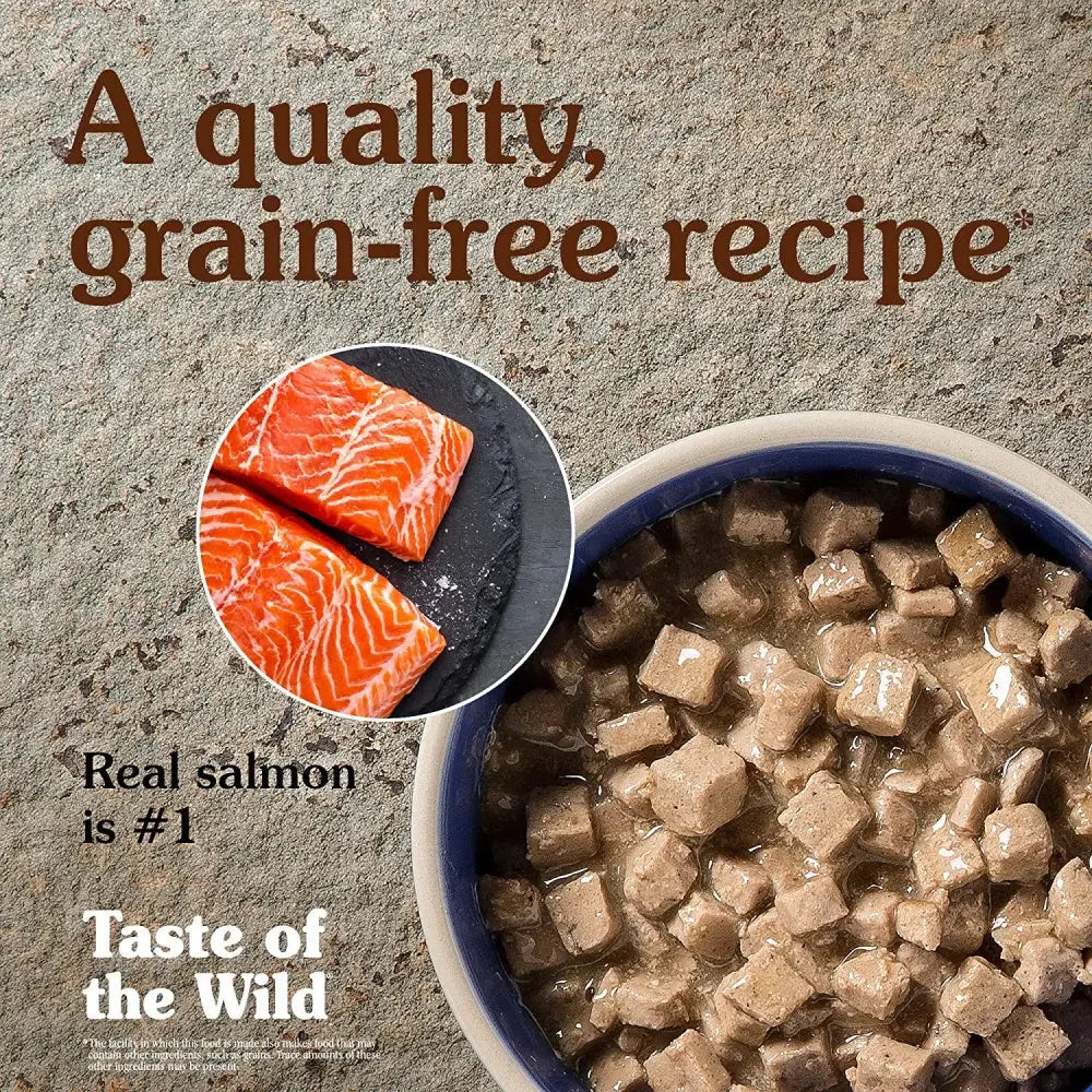 Taste of the Wild® Rocky Mountain® Salmon and Roasted Venison in Gravy Feline Recipe Canned Cat Food Taste of the Wild®