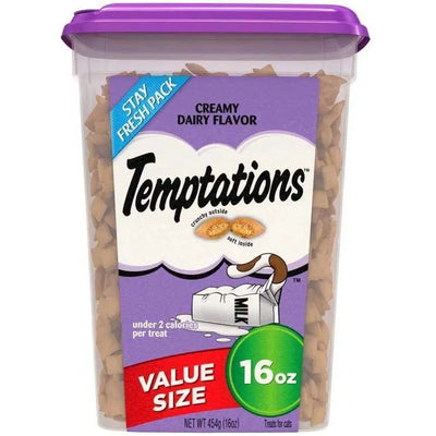 Temptations Creamy Dairy Flavor Cat Treats Temptations