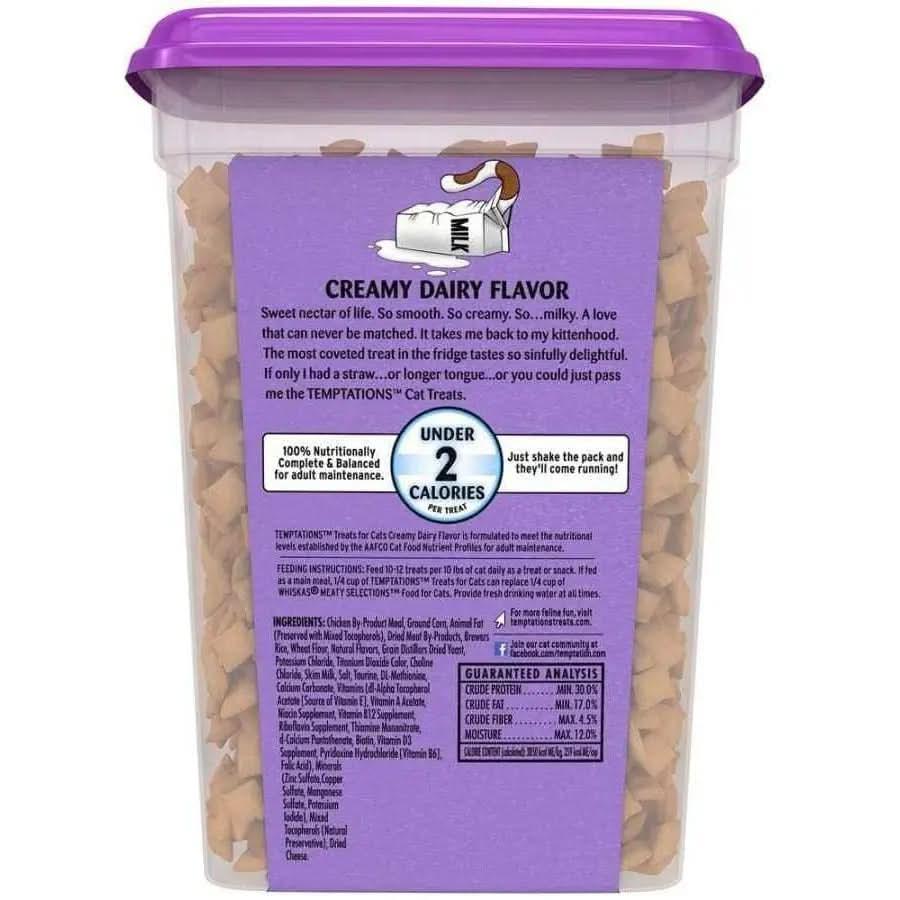 Temptations Creamy Dairy Flavor Cat Treats Temptations